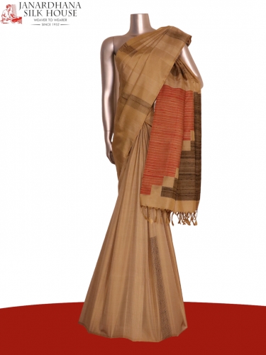 Exclusive Handloom Thread Weave Soft Silk Saree